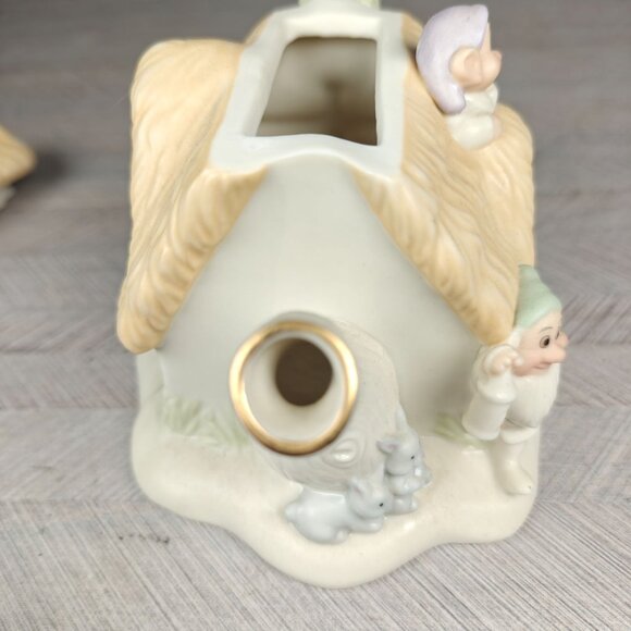 Vintage Lenox Seven Dwarfs Cottage Teapot Fine Ivory China - Picture 11 of 12